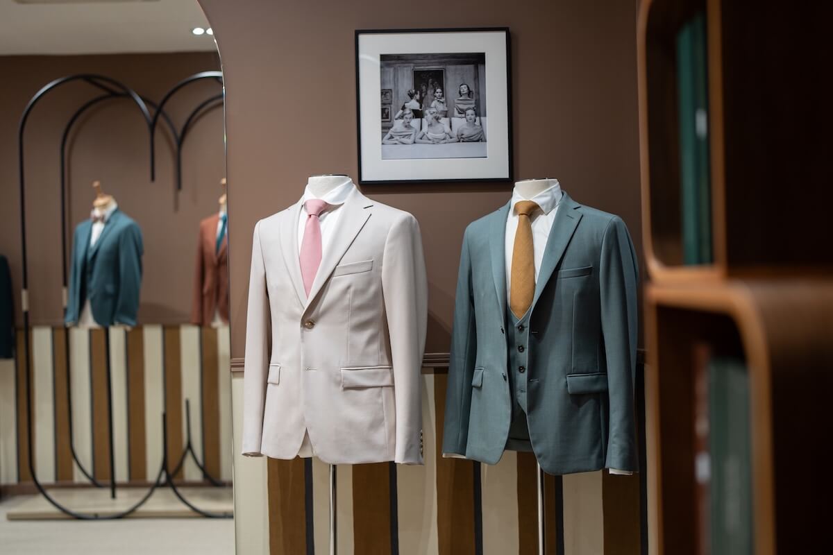 Showroom Atelier Blatin Clermont-Ferrand, costume sur mesure rue Maréchal Foch