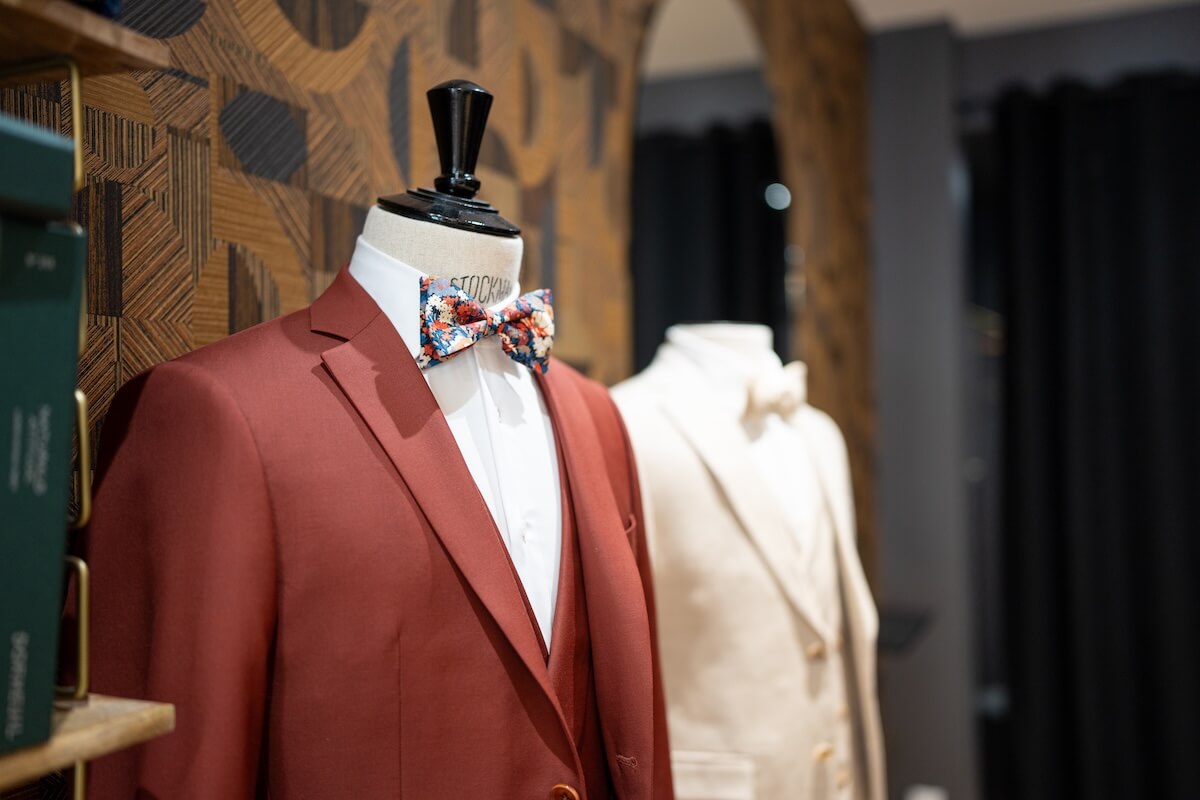 Showroom Atelier Blatin Montpellier, costume sur mesure Grand Rue Jean Moulin