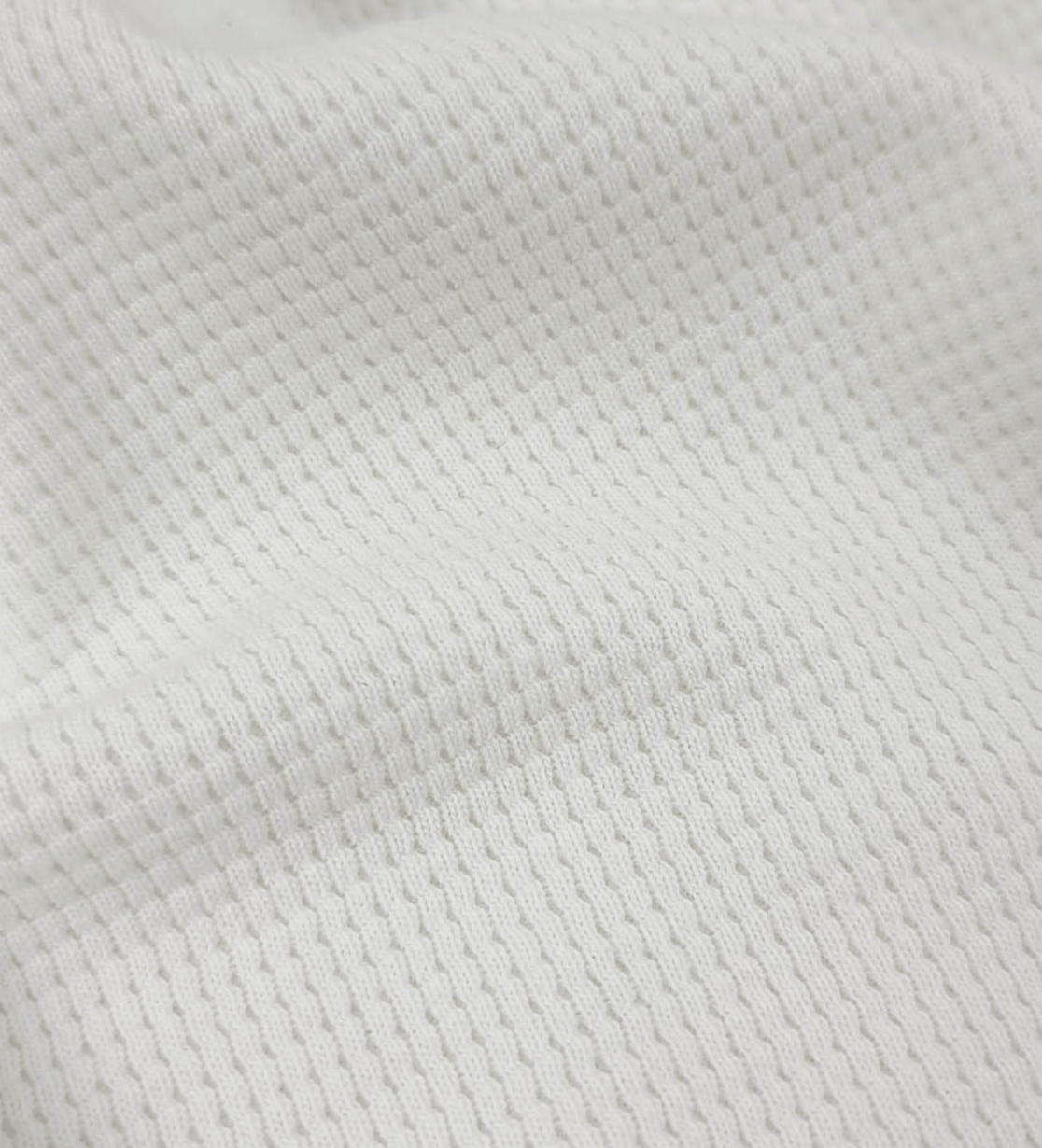 Coton maille blanc
