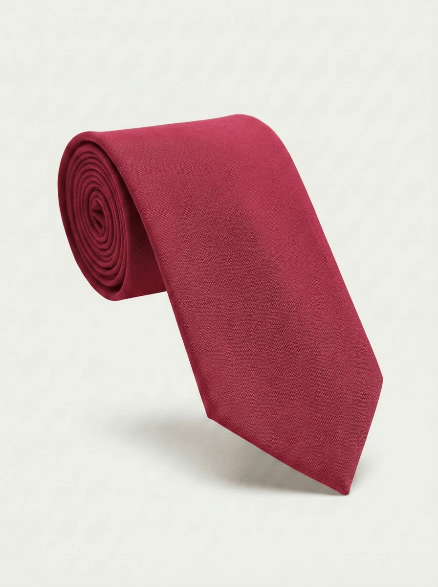 Cravate Laine fuchsia